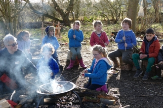 Family Forest School at Tiptree Heath