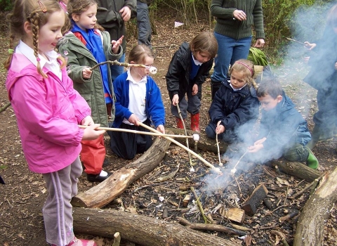 Children Campfire Cooking Fingringhoe