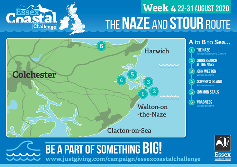 Essex Coastal Challenge Map Week 4