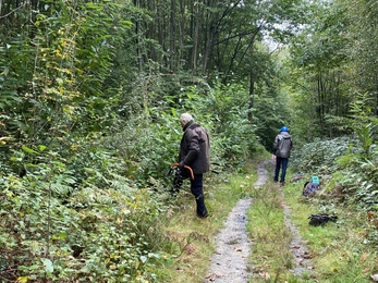 Volunteers in Hadleigh Great Wood