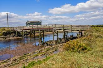 Wardens hut at Colne Point