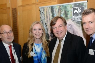 Stewart Goshawk Chair, Emily McParland Communications Officer, John Whittingdale MP for Maldon, Andrew Impey CEO