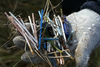 Plastic litter