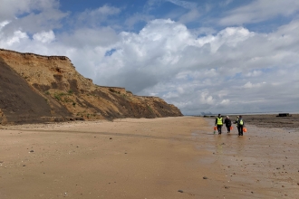 Naze beach clean