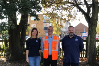c2c Rail and Essex Wildlife Trust at Thorpe Bay station