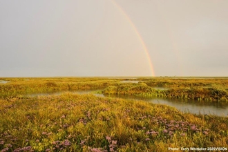 Abbotts Hall Farm rainbow - Photo Terry Whittaker