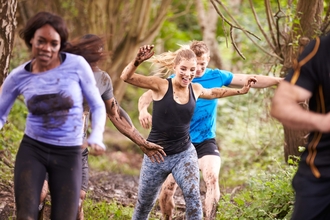 Muddy runners