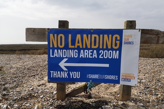 Share our Shores signage