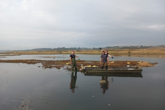 The conservation team on Two Tree Island