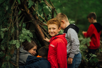 Forest school child - Photo: Helena Dolby