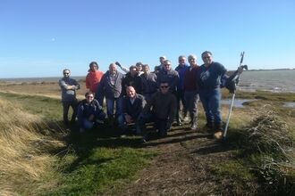 Tollesbury volunteers litter picking