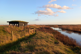 Hide at Tollesbury wick nature reserve