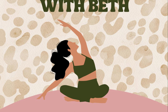 Poster of a woman doing yoga