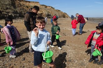 Beach family event