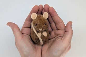 felting mouse