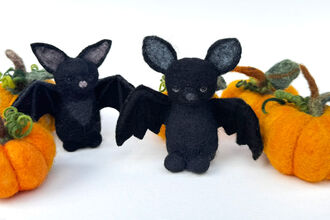 Pumpkin and bats