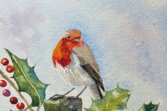 Watercolour painting 