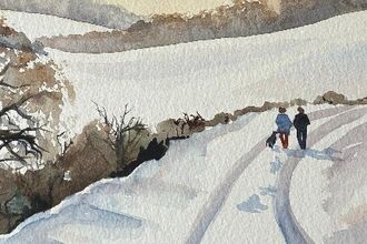 wintry scene