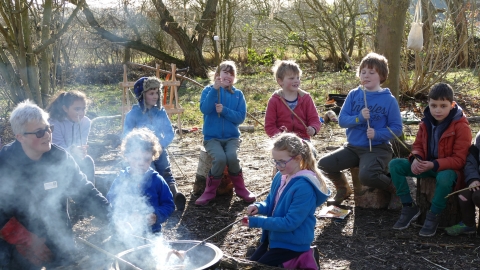Family Forest School at Tiptree Heath