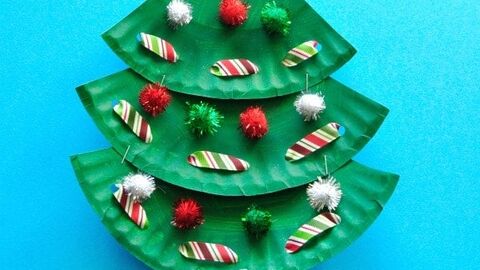 Paper Plate Christmas Tree