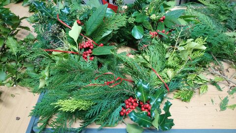 Wreath making 