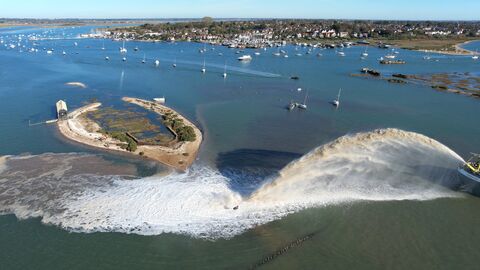 Dredged sediment project in the Blackwater Estuary - Jim Pullen