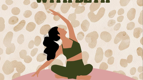 Poster of a woman doing yoga
