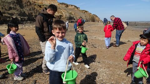 Beach family event