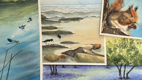 Painting Vivien McGuinness 
