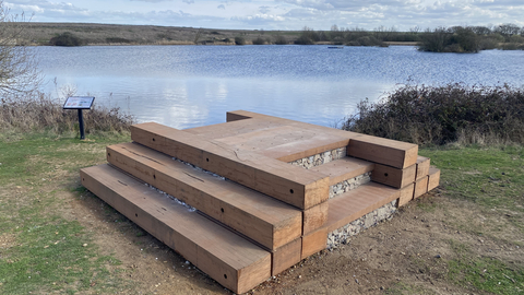 Poetry bench