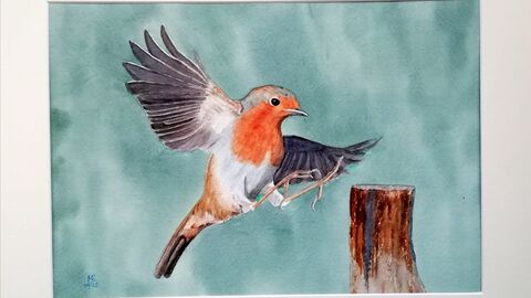 Painting of a bird