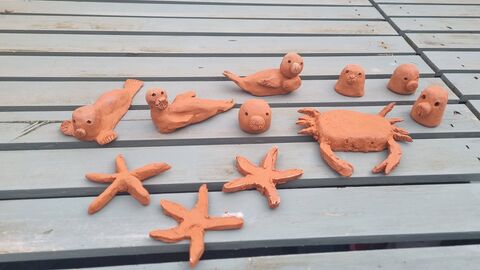 clay animals