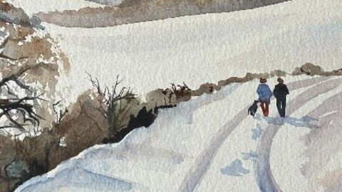 wintry scene