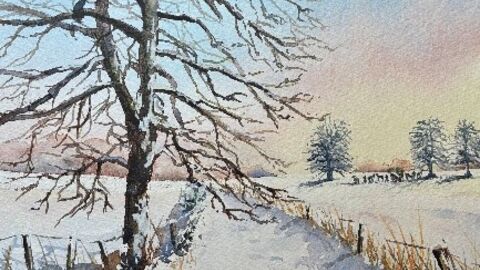 Watercolour painting 