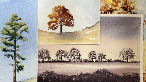 Watercolour painting 
