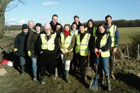 Corporate volunteers
