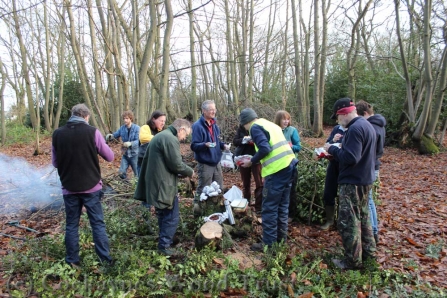 Cockaynes Wood work party