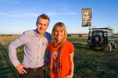 Andrew Impey (CEO) and Michaela Strachan - Photo Daniel Bridge