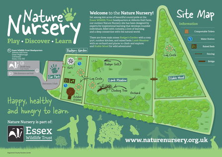 Nature Nursery site map