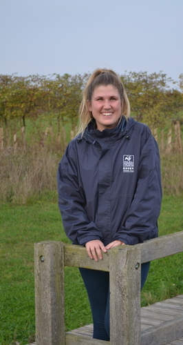 Katie Goldsbrough on site