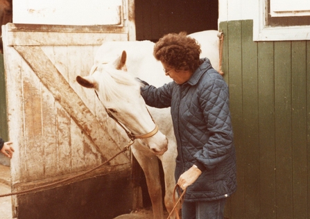 Olive and her horse