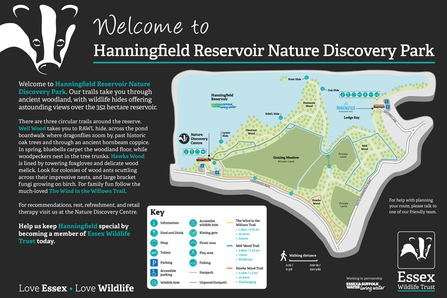 Hanningfield site map