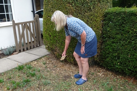 Sue taking part in The Big Wild Seed Sow