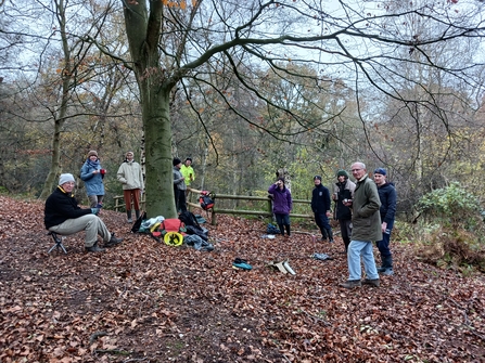 Volunteers together at Lexden Gathering Grounds nature reserve