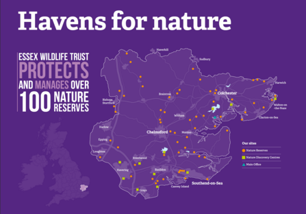 EWT Reserves Map Essex
