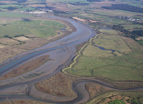 Howlands Marsh from the air 