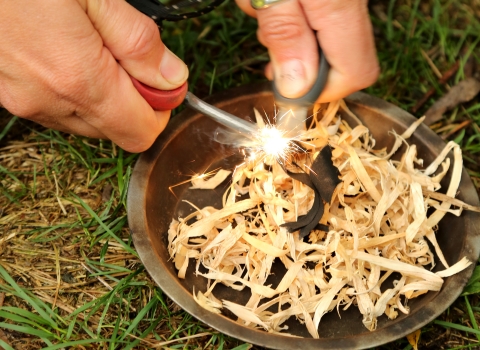 Forest School Fire Lighting