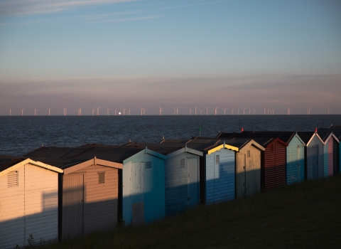 Beach huts