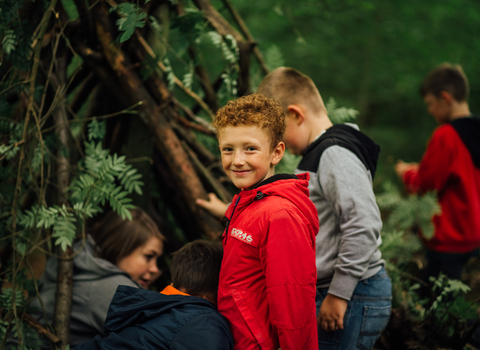 Forest school child - Photo: Helena Dolby